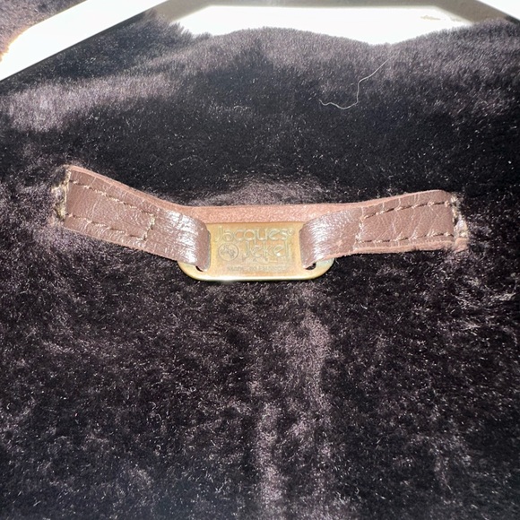 Jacques Jewel Neiman Marcus Brown Shearling Coat Jacket Womens 8 - Picture 5 of 11